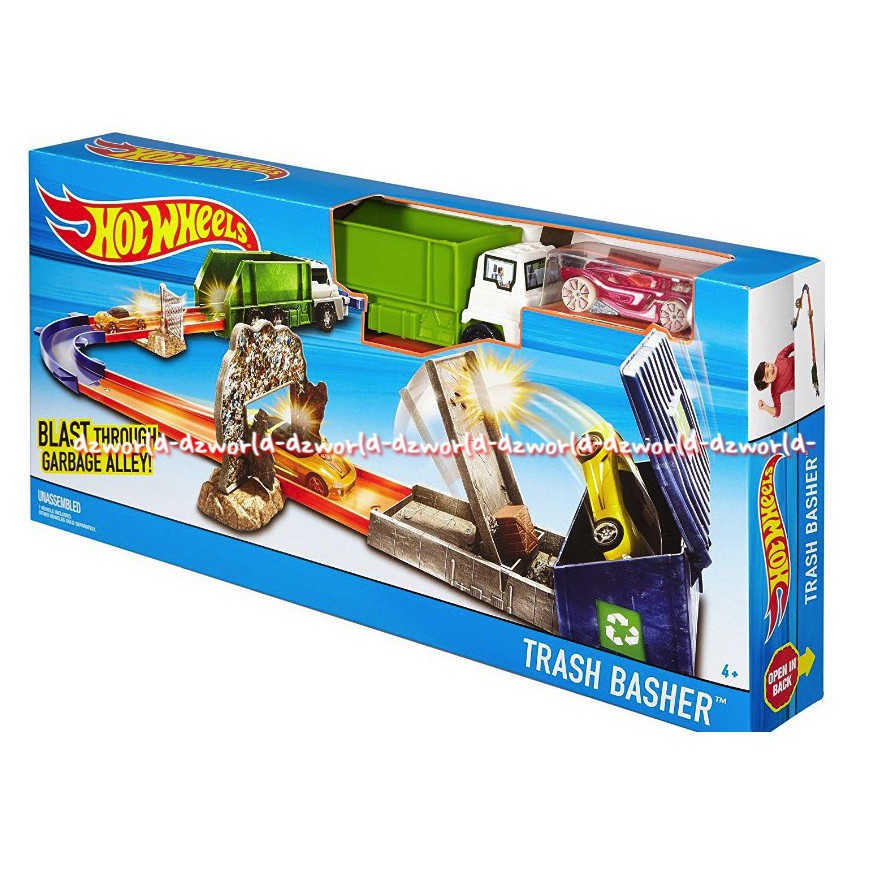 Hotwheels Trash Basher Mainan Mobil Mobilan Hot Will