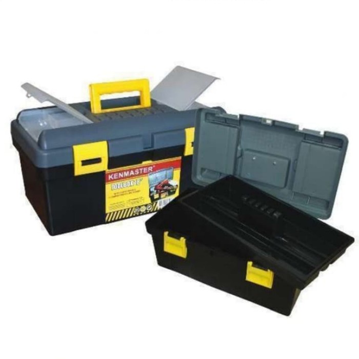 Toolbox / Tool Box KENMASTER 18" Besar / Kotak Perkakas Murah