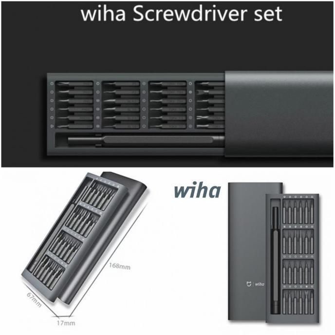 WIHA Screwdriver Set Repair Tools Magnetic Bits 24 in 1 -Obeng 24 Mata ary55 Juara