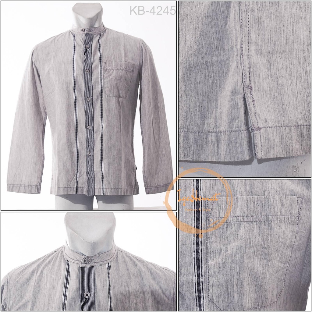 KEMEJA LAKI LAKI RRGULAR FIT KOKO LENGAN PANJANG GABRIELLE S[KB4245]