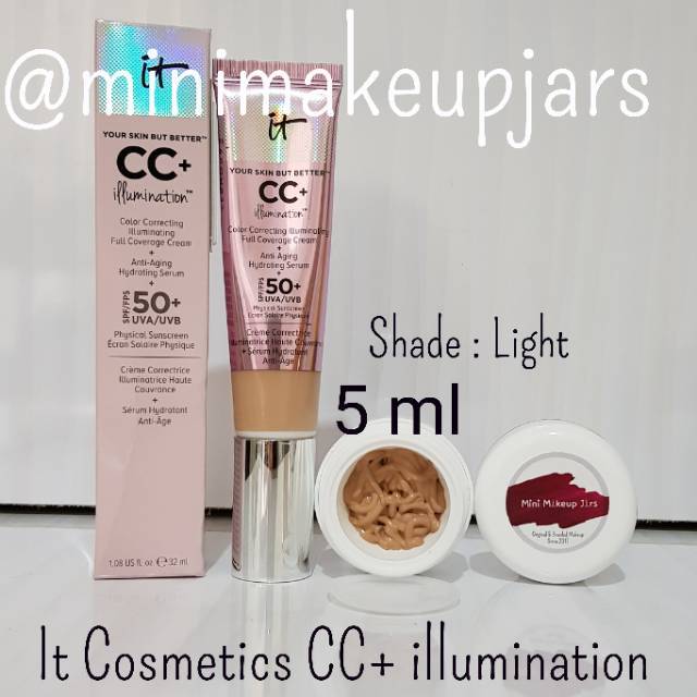 It cosmetics CC+ illumination cream share in jar