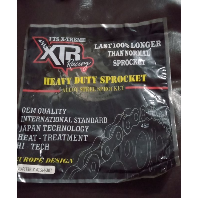 gear belakang Jupiter z,RXZ,Vega R,,FlZR 415-30T,31T,32T Racing XTREME