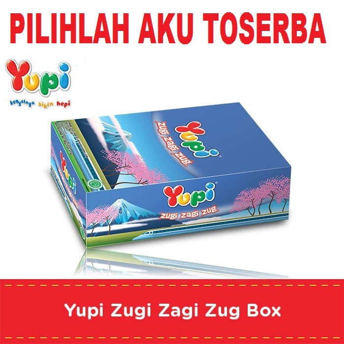 YUPI ZUGI ZAGI ZUG BOX isi 12 PCS - ( HARGA PER BOX )