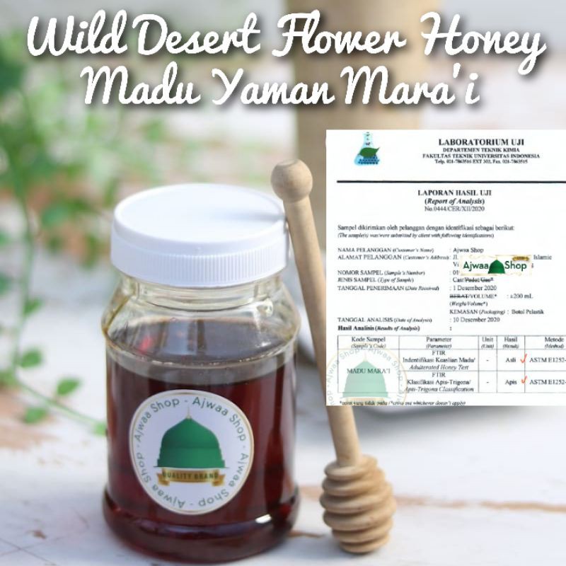 

Wild Desert Flowers Honey- Madu Yaman Mara'i Premium