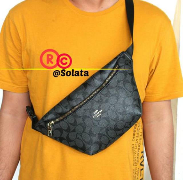 Tas Slempang Pria Wanita Waistbag coach Slingbag Pria Bumbag