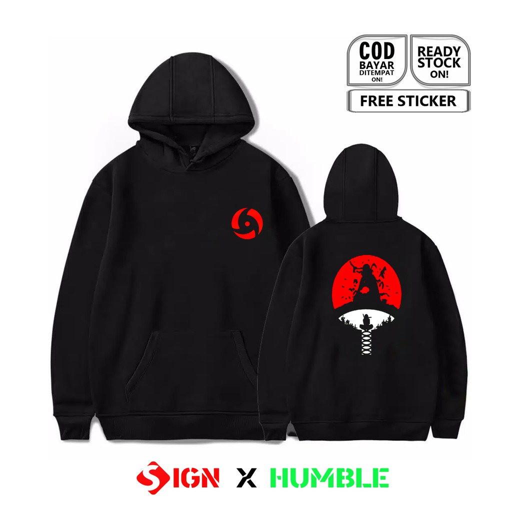 HOODIE UCHIHA CLAIN NARUTO ANIME BORUTO SASUKE ITACHI SARADA SAKURA MANGA JEPANG KARTUN SIGN CLOTH