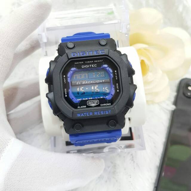 JAM TANGAN PRIA DIGITEC DG 5012 /2012 ORIGINAL TAHAN AIR RUBBER STRAP DIGITEC MONSTER