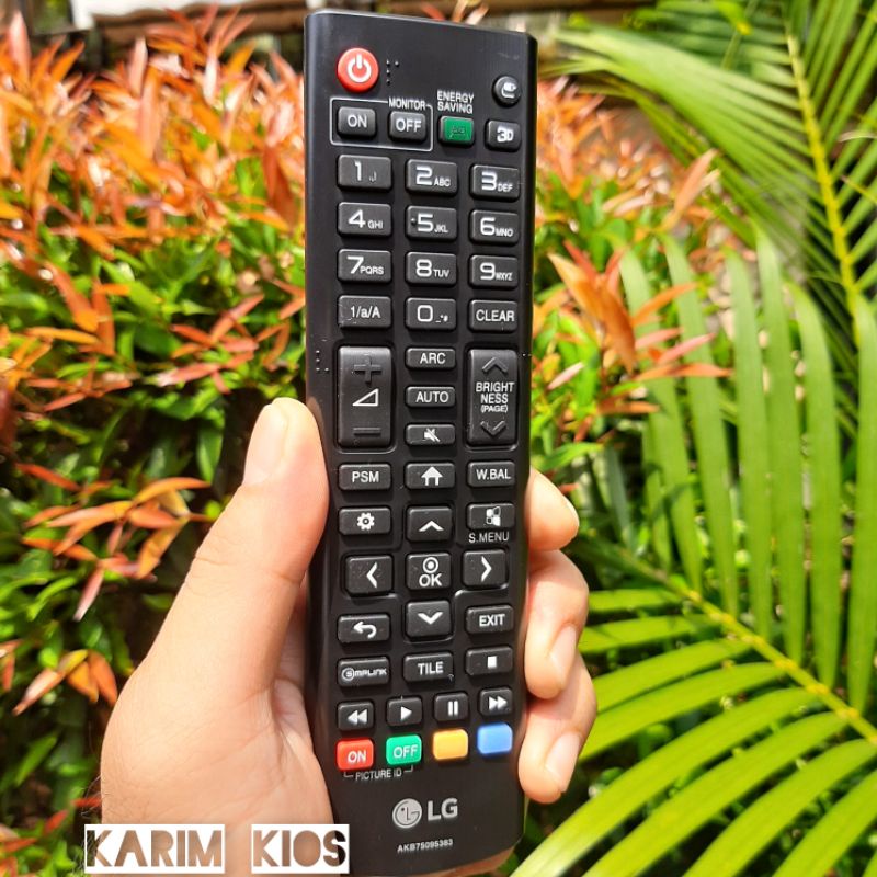 Remot Remote Tv LG LCD LED ENERGY SAVING 3D AKB 75095383 Original