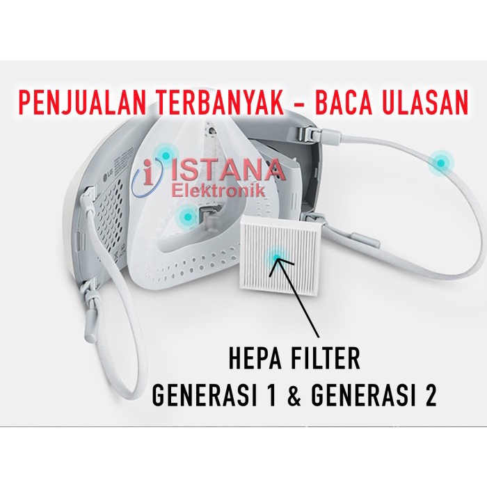 Masker - Hepa Filter Masker Lg Puricare Terbaru - Generasi 2