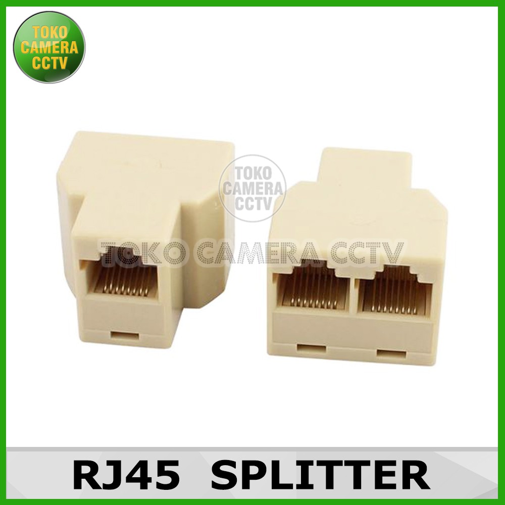 Sambungan Kabel LAN / RJ45 Coupler 2 port LAN Splitter