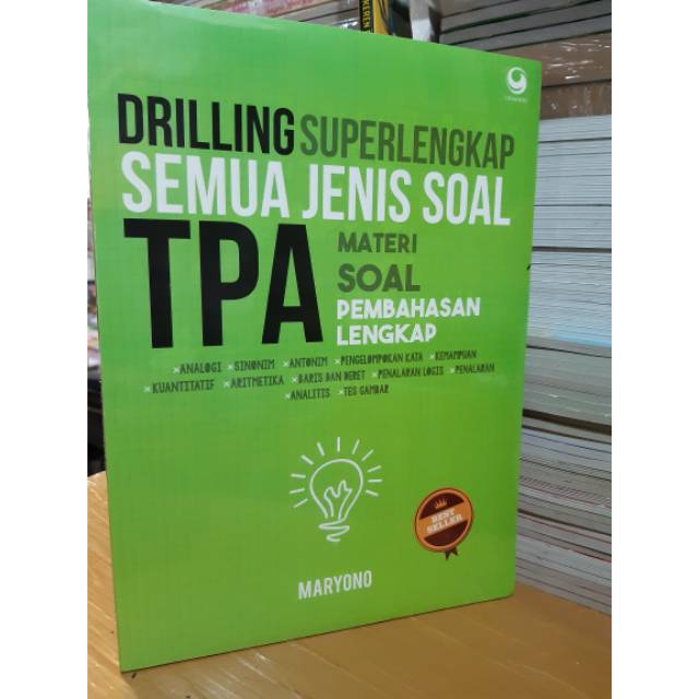 Drilling Superlengkap Semua Jenis Soal Tpa Materi Soal Pembahasan Lengkap Best Seller Shopee Indonesia