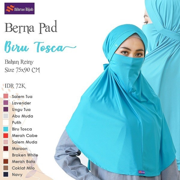 NIBRAS HIJAB BERNA PAD HIJAB MASKERMUSLIMAH