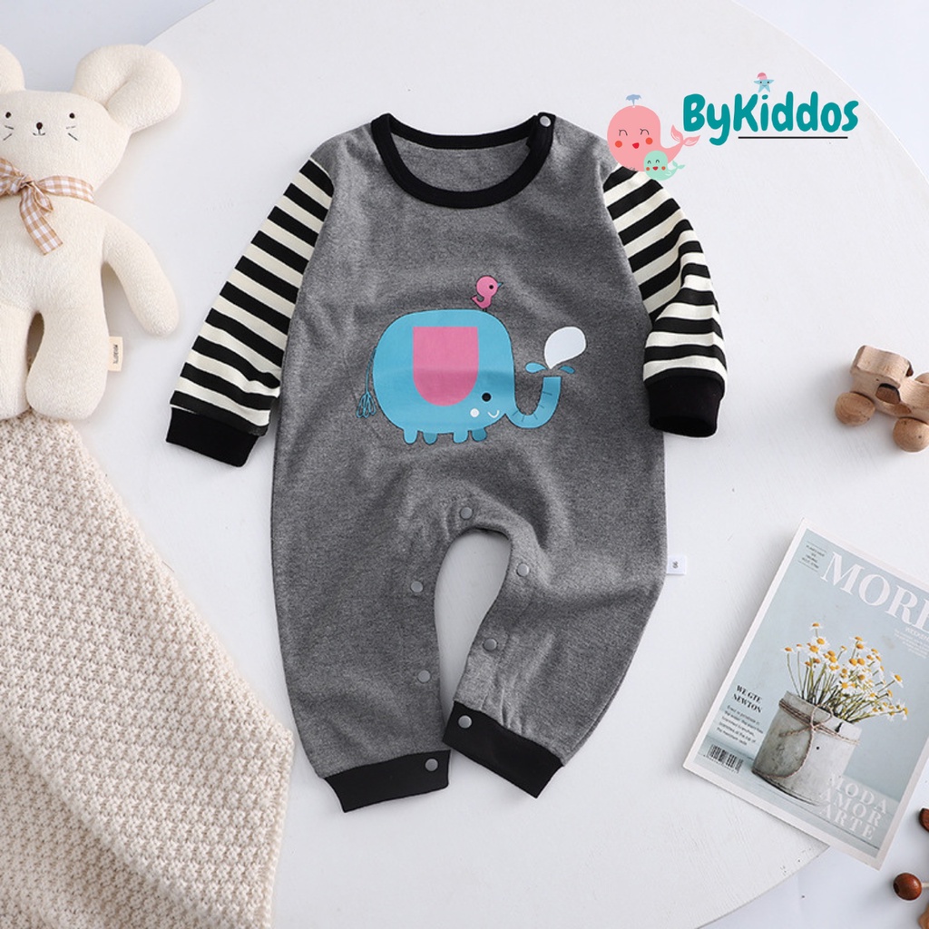 ByKiddos - Jumper Bayi Impor Premium Lengan Panjang / Romper Anak Premium / Baju Bayi Newborn 0-1 Tahun