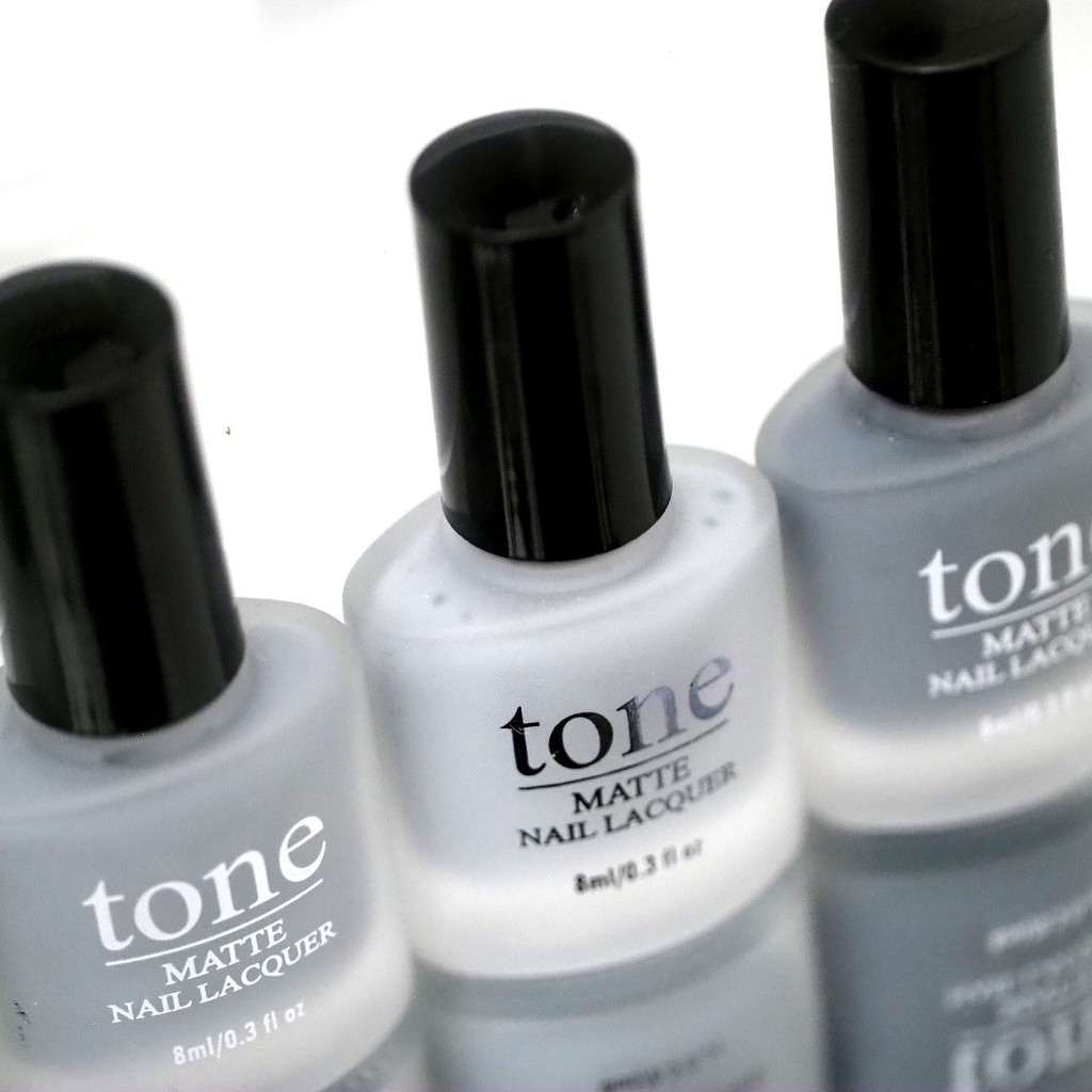 Kutek Matte TONE Monokrom Nail Polish BPOM Seri Warna Baru All New Color Paling Lengkap