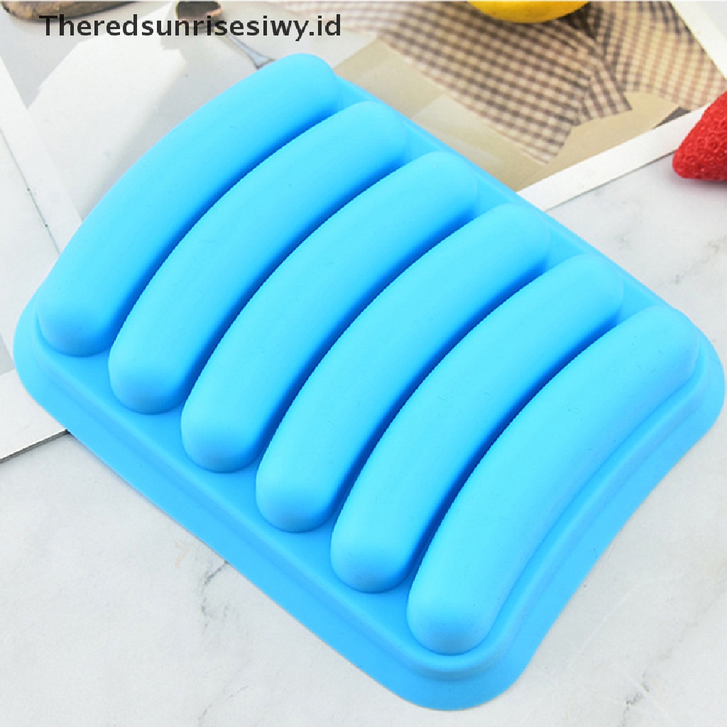 # Alat Rumah Tangga # Cetakan Pembuat Sosis Hot Dog Handmade DIY 6 IN 1 Bahan Silikon