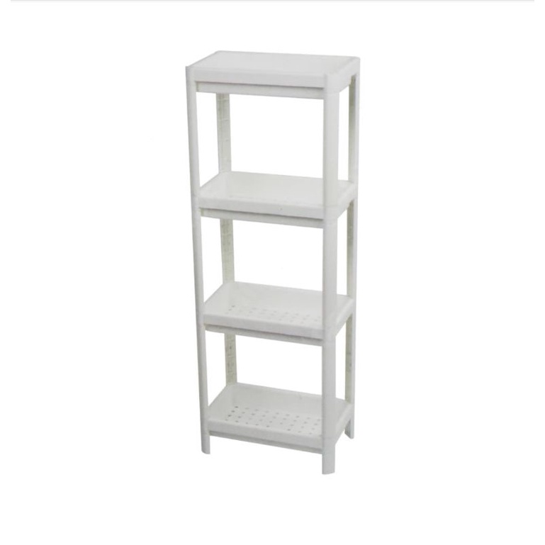 Ace Hardware Krishome Rak Plastik 4 Tingkat - Putih