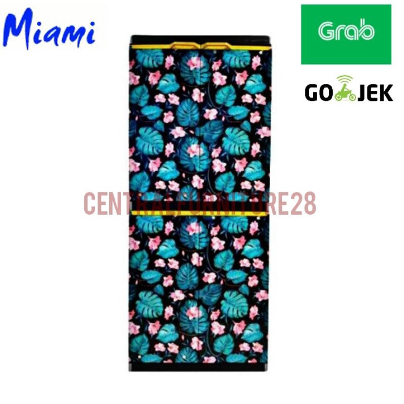 LEMARI MIAMI ORLANDO LEAF || LEMARI PLASTIK 4 SUSUN