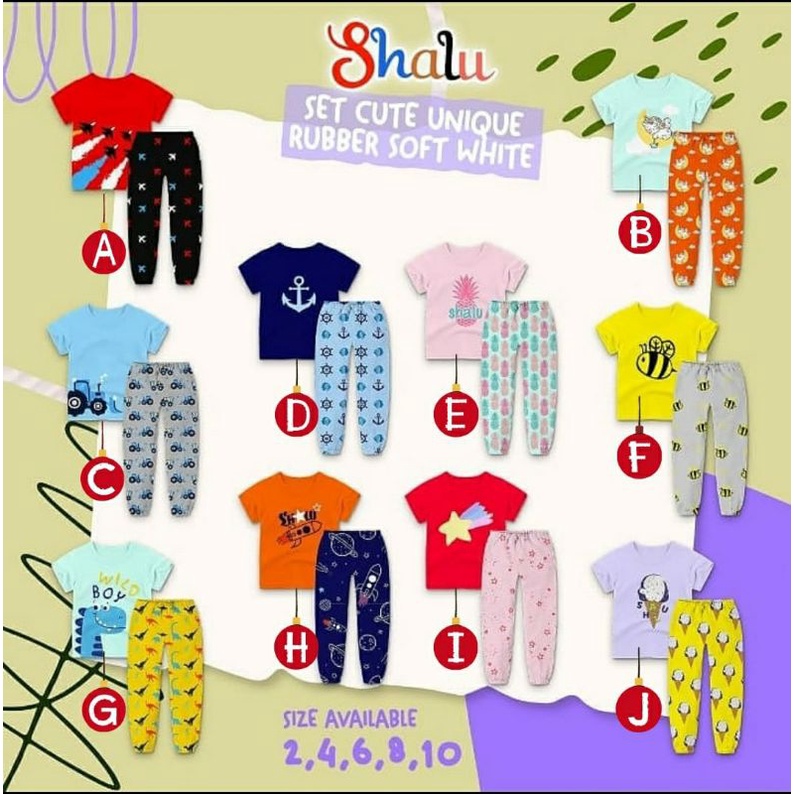Setelan Anak Shalu Kids Setelan Anak Cewek Dan Anak Cowok 2-10T