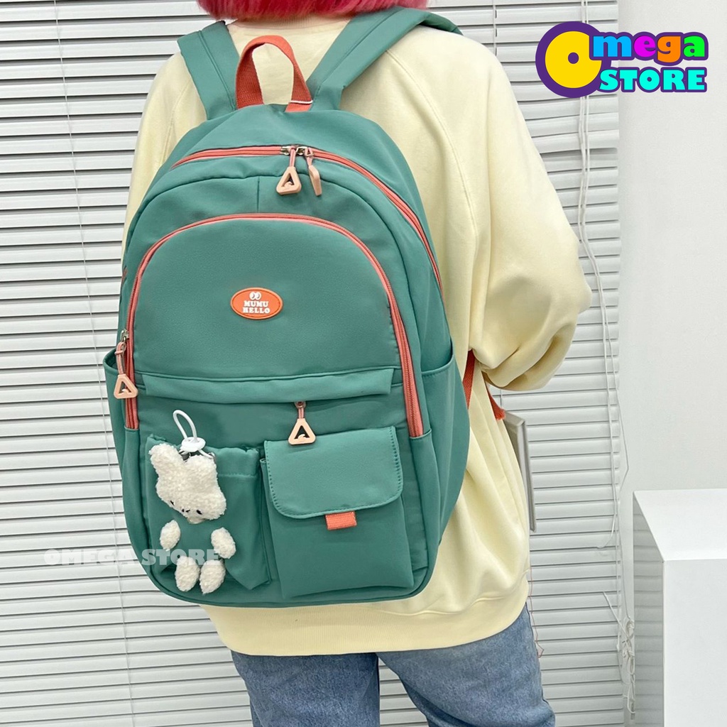 [O&amp;S] Tas Ransel Anak Sekolah Wanita Boneka Beruang Korea Fashion-OS269