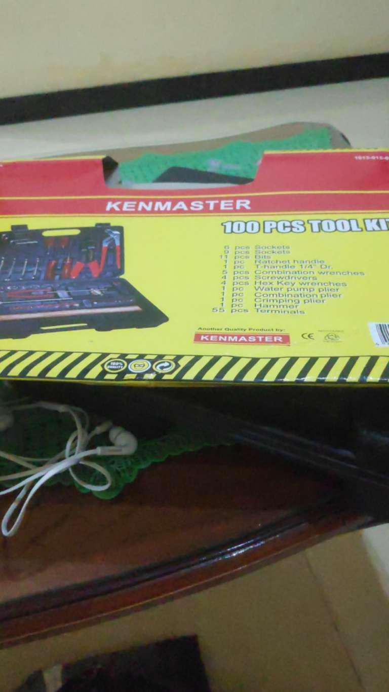 Kunci Shock Set Lengkap Toolkit Set Kenmaster N2 100 Pcs Murah Alat Perkakas Tukang Lengkap (ori)