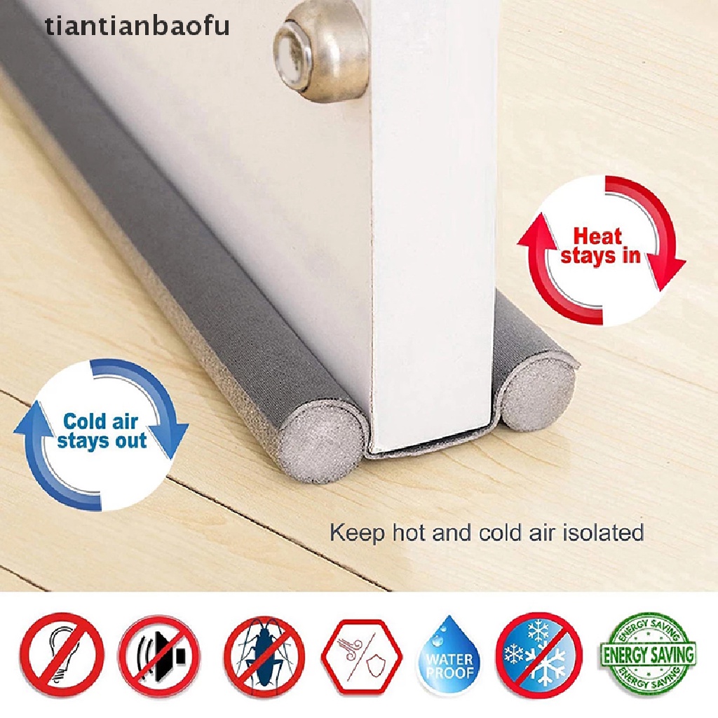 [tiantianbaofu] Flexible door bottom sealing strip sound proof noise reduction door stopper 93cm Boutique