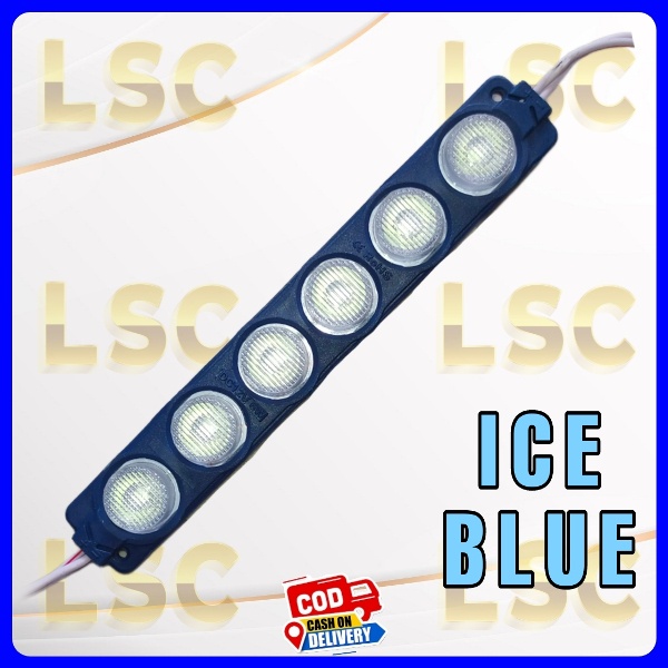 Lampu LED 6 mata jumbo panjang 12 volt- putih
