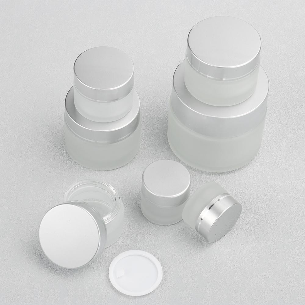 Preva Wadah Kosmetik Cases Tempat Penyimpanan Travel Isi Ulang Dengan Tutup Empty Sample Jar Makeup Pot Jar