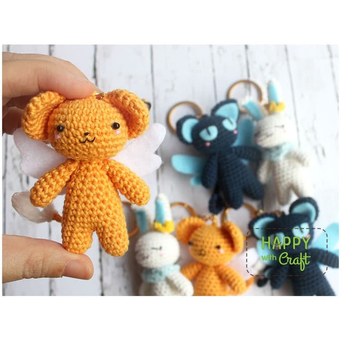 Ganci / Bagcharm Rajut Kero-Chan Cardcaptor Sakura