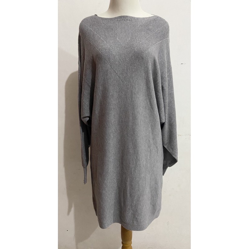 Tunik Grey Rajut #pinkdose