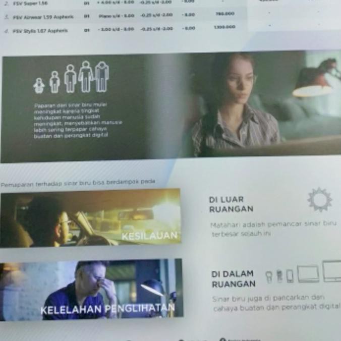 TERBARU LENSA ESSILOR FSV SUPER BLUE UV CAPTURE CRIZAL SAPPHIRE - SAPPHIRE UV