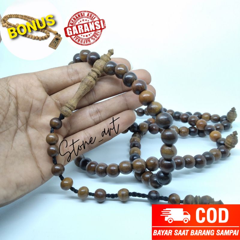 Tasbih gaharu 10mm / tasbih kayu gaharu asli