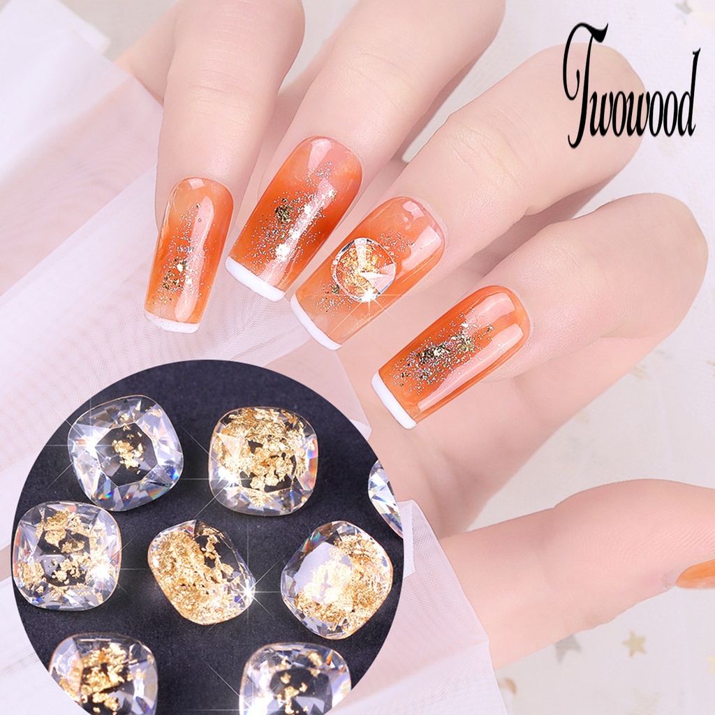 50 Pcs Ornamen 3D Bahan Resin Tahan Air Untuk Dekorasi Nail Art