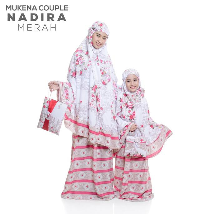 DISKON MUKENA BALI COUPLE NADIRA TSP SEPASANG IBU DAN ANAK KEKINIAN MURAH GROSIR IMPORT ORIGINAL