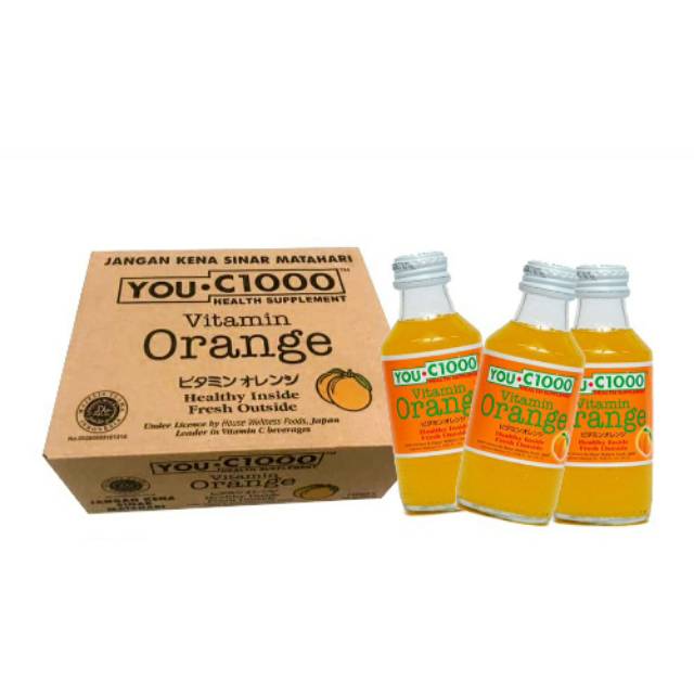 

You C 1000 Orange isi 30 botol @ 140 ml