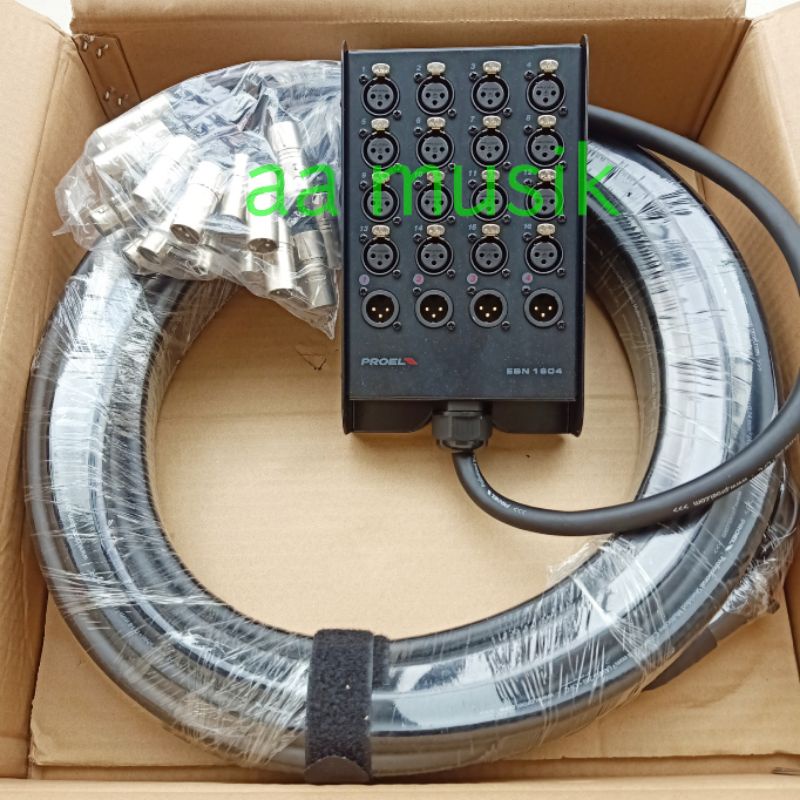 SNAKE KABEL PROEL EBN-1604 25 METER 16 IN 4 OUT ORIGINAL