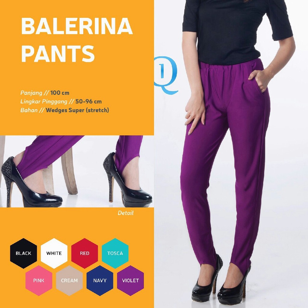 JANE COLLECTION || [ READY STOCK ] Celana Melar Balerina Pants