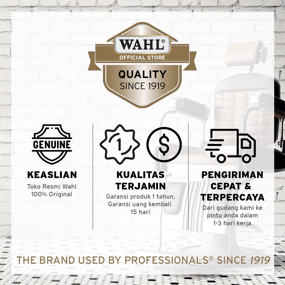 Wahl 5 Star Detailer T-Wide Corded Hair Trimmer - Alat Cukur Rambut, Pemangkas Rambut, Alat Perawatan, Pemotong Rambut-5