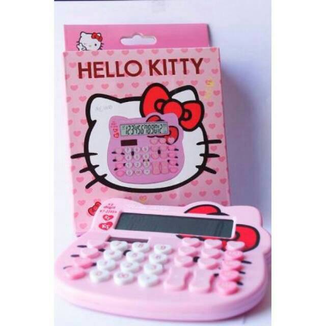 Kalkulator/Calculator Kepala HELLO KITTY KT 2288 (12Digit) #Best Product &amp; High Quality  #ORIGINAL