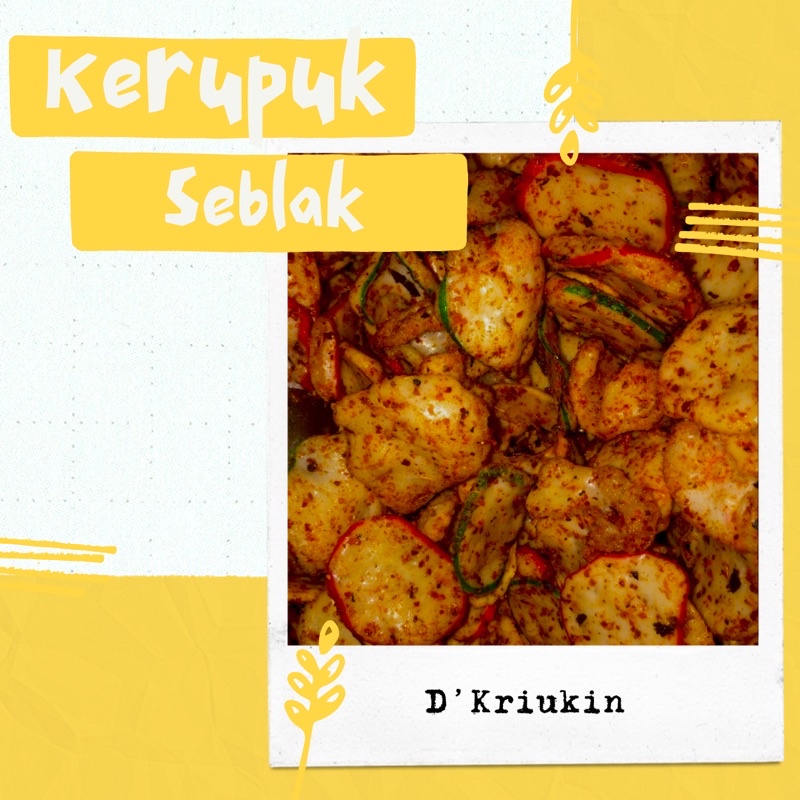 

Kerupuk seblak bantet pedes daun jeruk 1/4kg