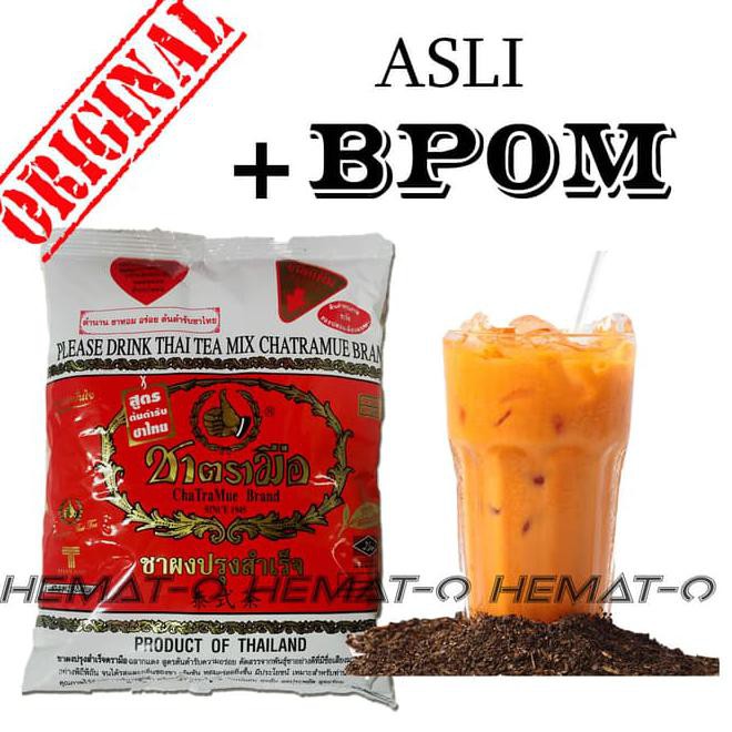 

ZZA0 (ORIGINAL + BPOM) CHATRAMUE NUMBER ONE BRAND THAI TEA 400 GR - THAI TEA GF29