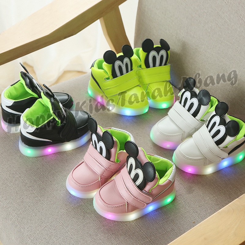 SEPATU LED ANAK / SEPATU ANAK IMPORT / LED SHOES / SEPATU ANAK PEREMPUAN / SEPATU ANAK LAKI-LAKI