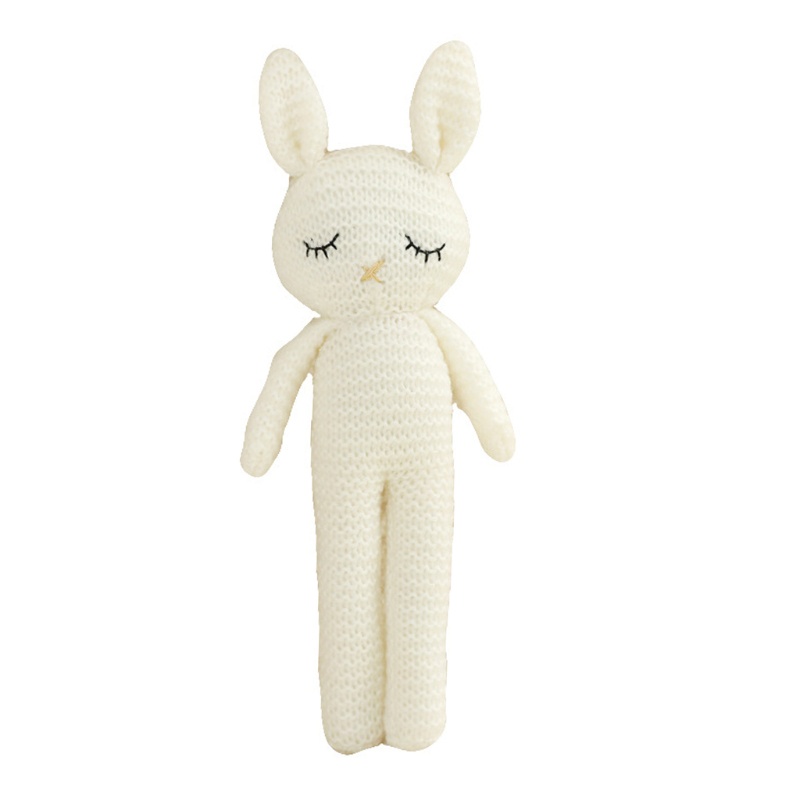 Mary 20cm Cute Stuffed Rabbit Rajut Untuk Boneka Photostudio Props Pendant Party Suppli