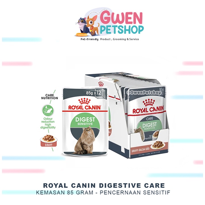 Royal Canin Digestive Care Pouch wetfood (makanan basah)