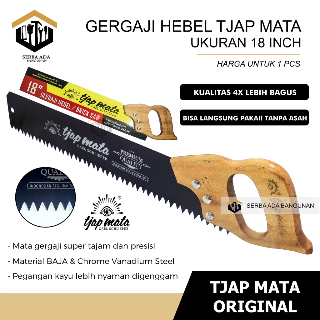 GERGAJI HEBEL CAP MATA - GERGAJI - BRICK SAW 18&quot; - TJAP MATA