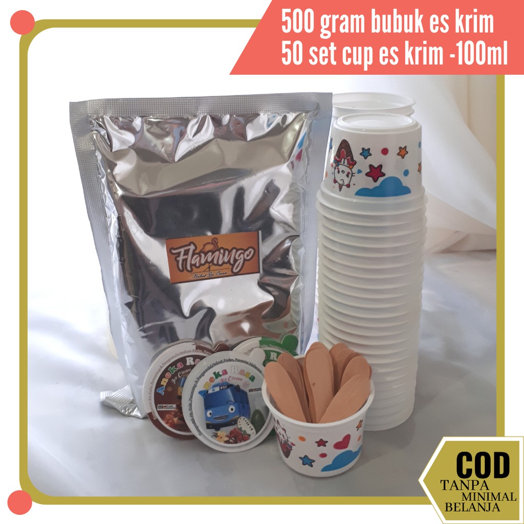 

DISTRIBUTOR BUBUK ES KRIM - PAKET USAHA ES KRIM RUMAHAN - PAKET ES KRIM CUP