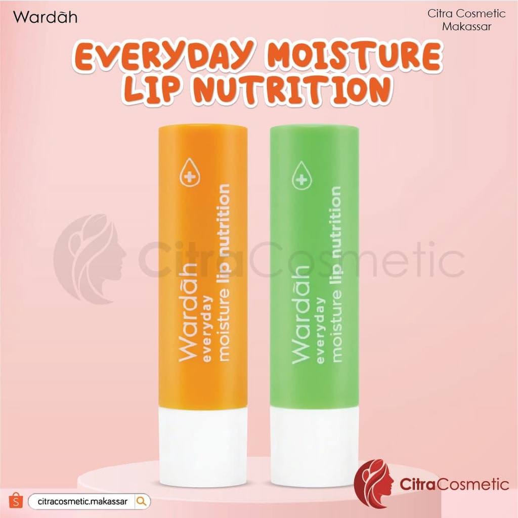 Wardah Everyday Moisture Lip Nutrition Honey | Green Tea