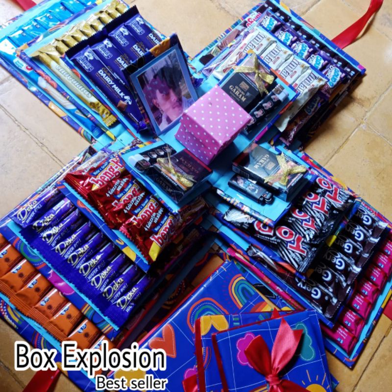 

Box explosion / Box snack ulang tahun