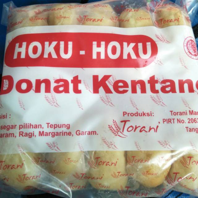 

Donat kentang isi 10pcs free gula halus