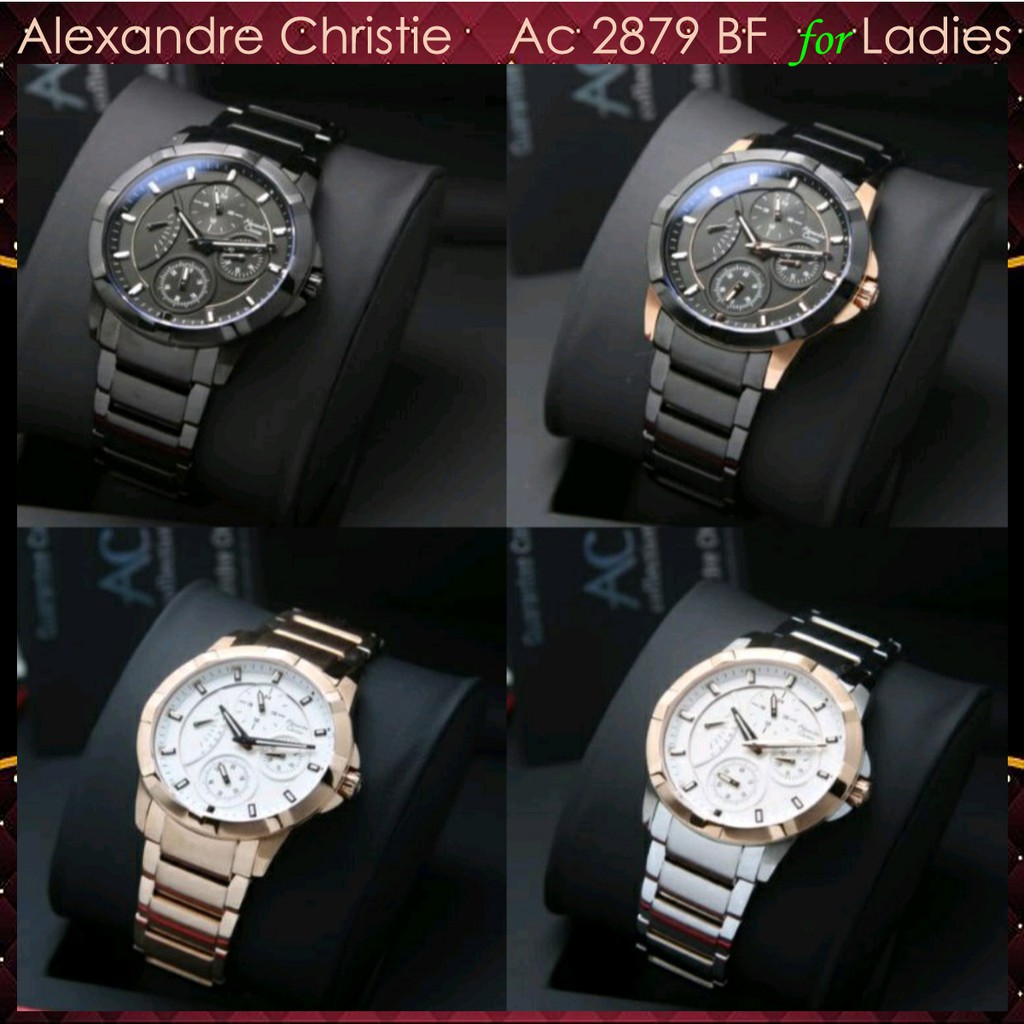 Alexandre Christie Ac 2879 Various Colurs Jam Tangan Wanita Original Dia 3,6 Cm