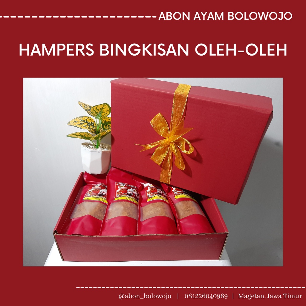 

[PAKET B] ABON AYAM BOLOWOJO | Hampers Bingkisan Oleh Oleh Gift Kado